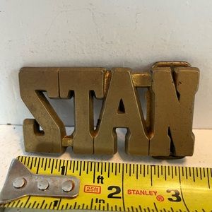 1980’s vintage brass colored belt buckle